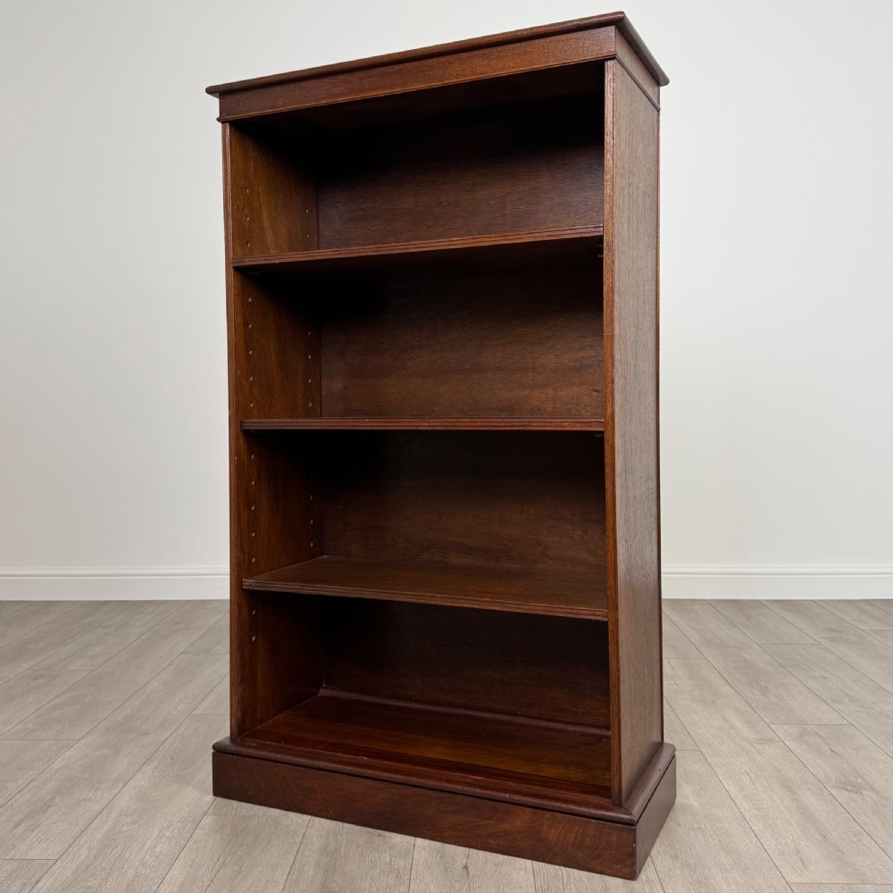 Antique 20th Century Open Bookcase In Mahogany  View III