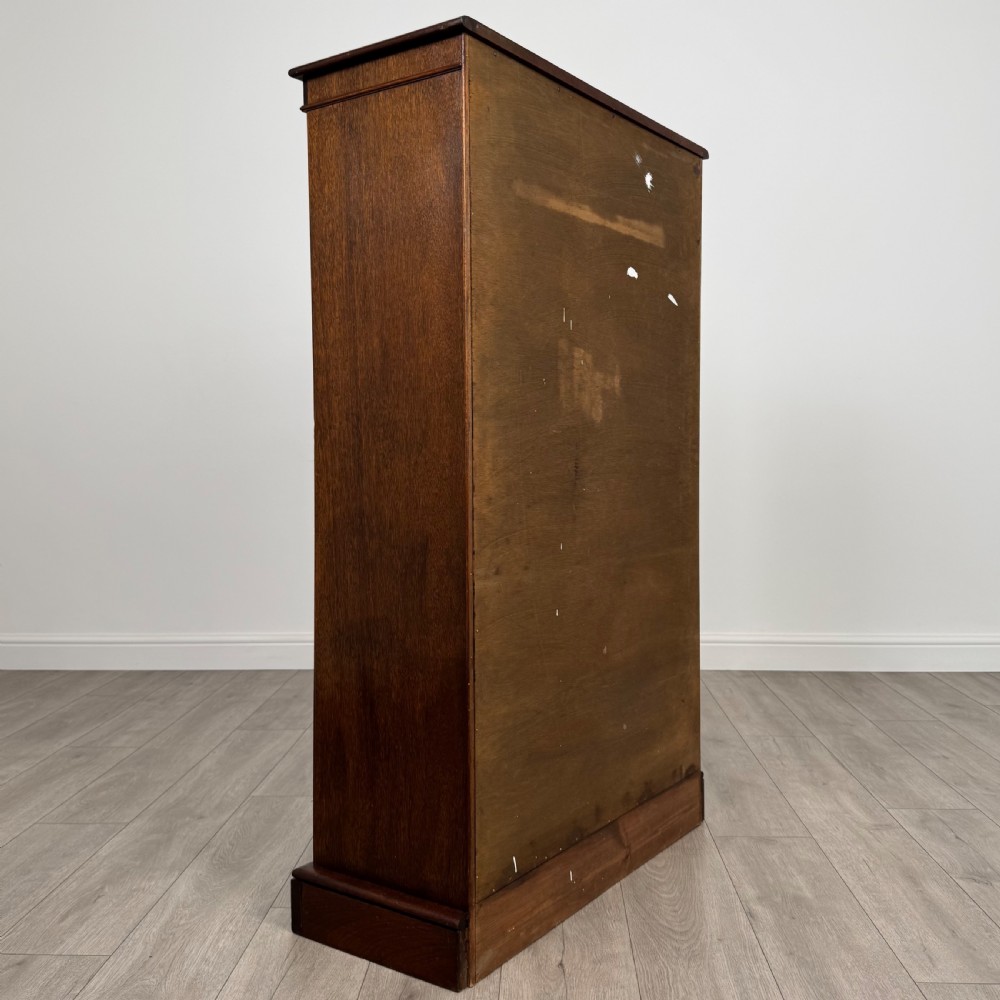 Antique 20th Century Open Bookcase In Mahogany  View V