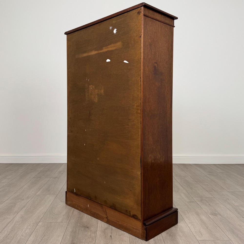 Antique 20th Century Open Bookcase In Mahogany  View VII