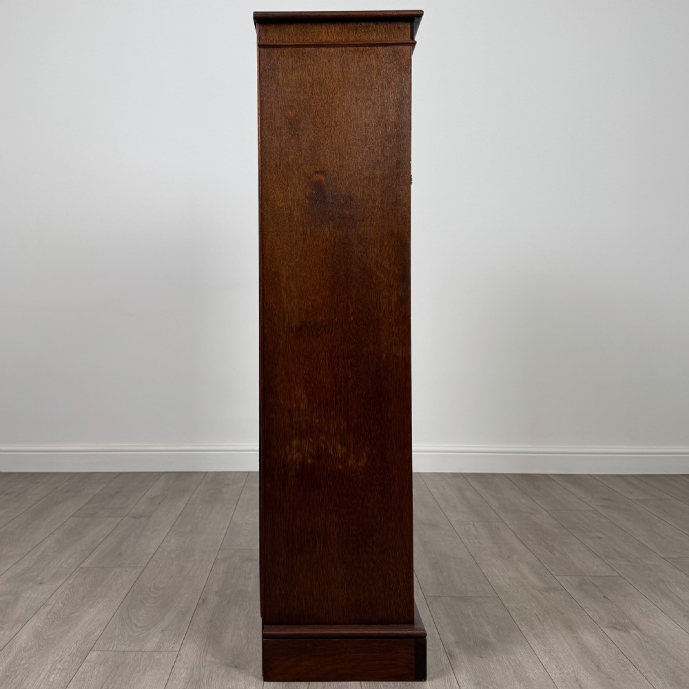 Antique 20th Century Open Bookcase In Mahogany  View VIII