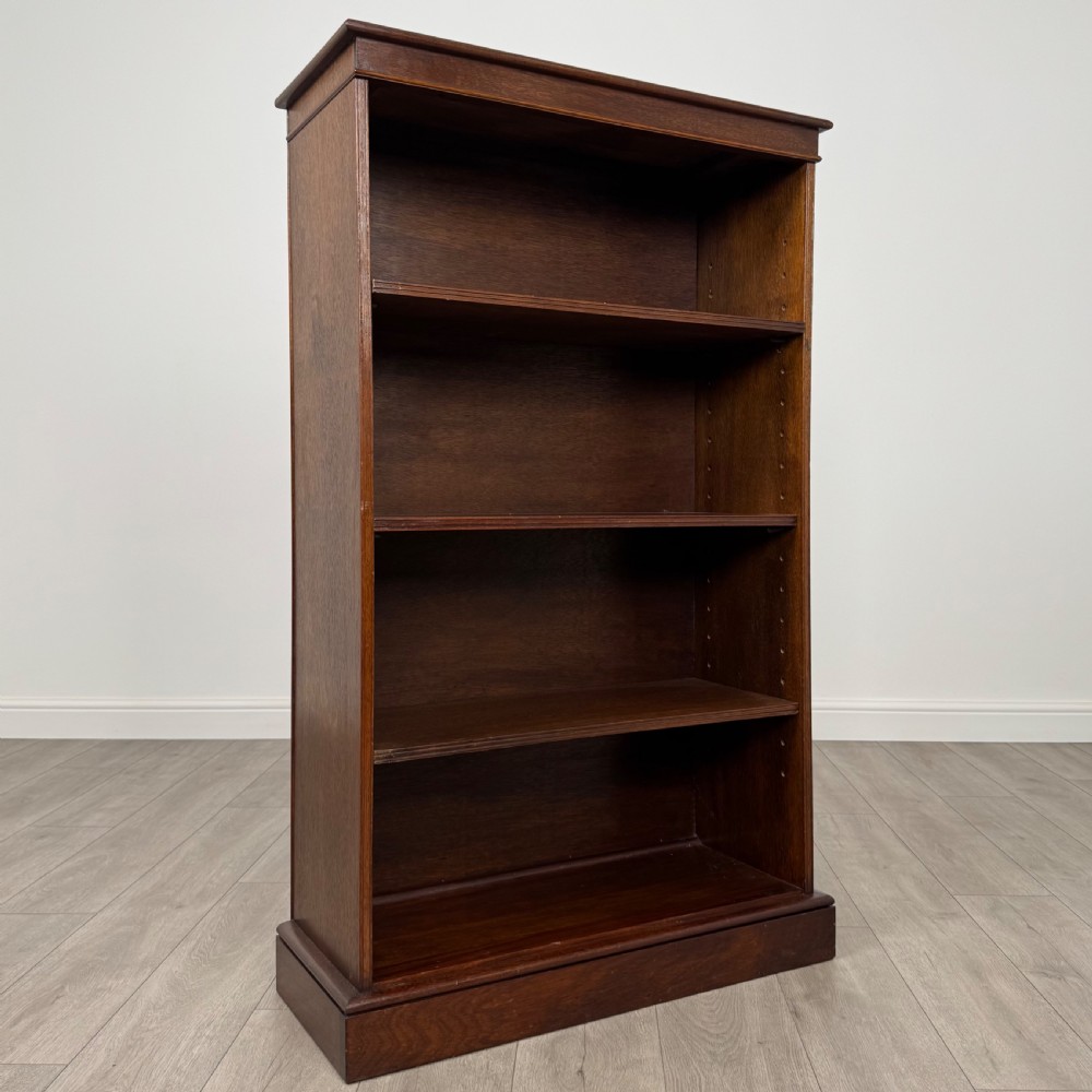 Antique 20th Century Open Bookcase In Mahogany  View IX