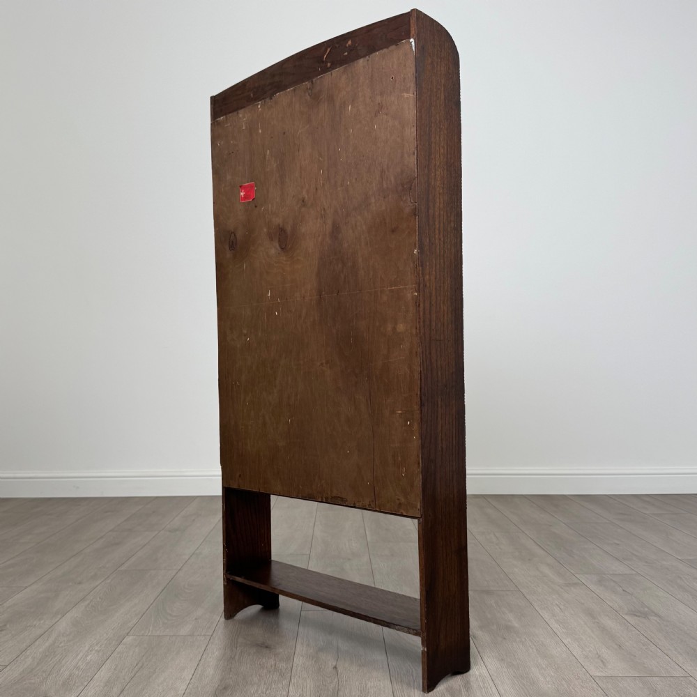  Antique 20th Century Open Bookcase In Oak  View VII