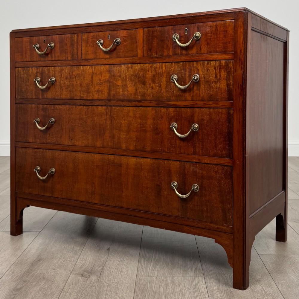 Antique 19th Century Good Quality Mahogany Chest Of Drawers  View II