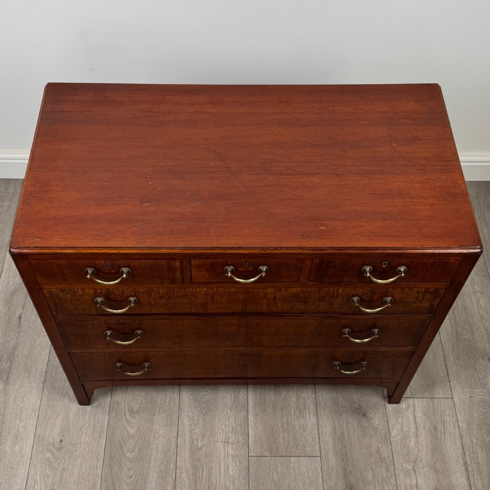 Antique 19th Century Good Quality Mahogany Chest Of Drawers  View IX