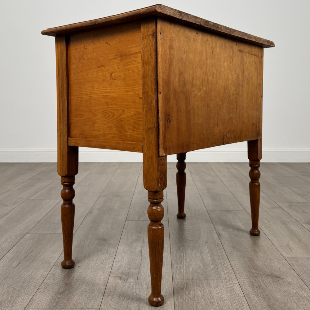 Antique 20th Century Small Golden Oak Chest Of Drawers  View IV