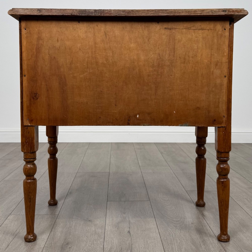 Antique 20th Century Small Golden Oak Chest Of Drawers  View V