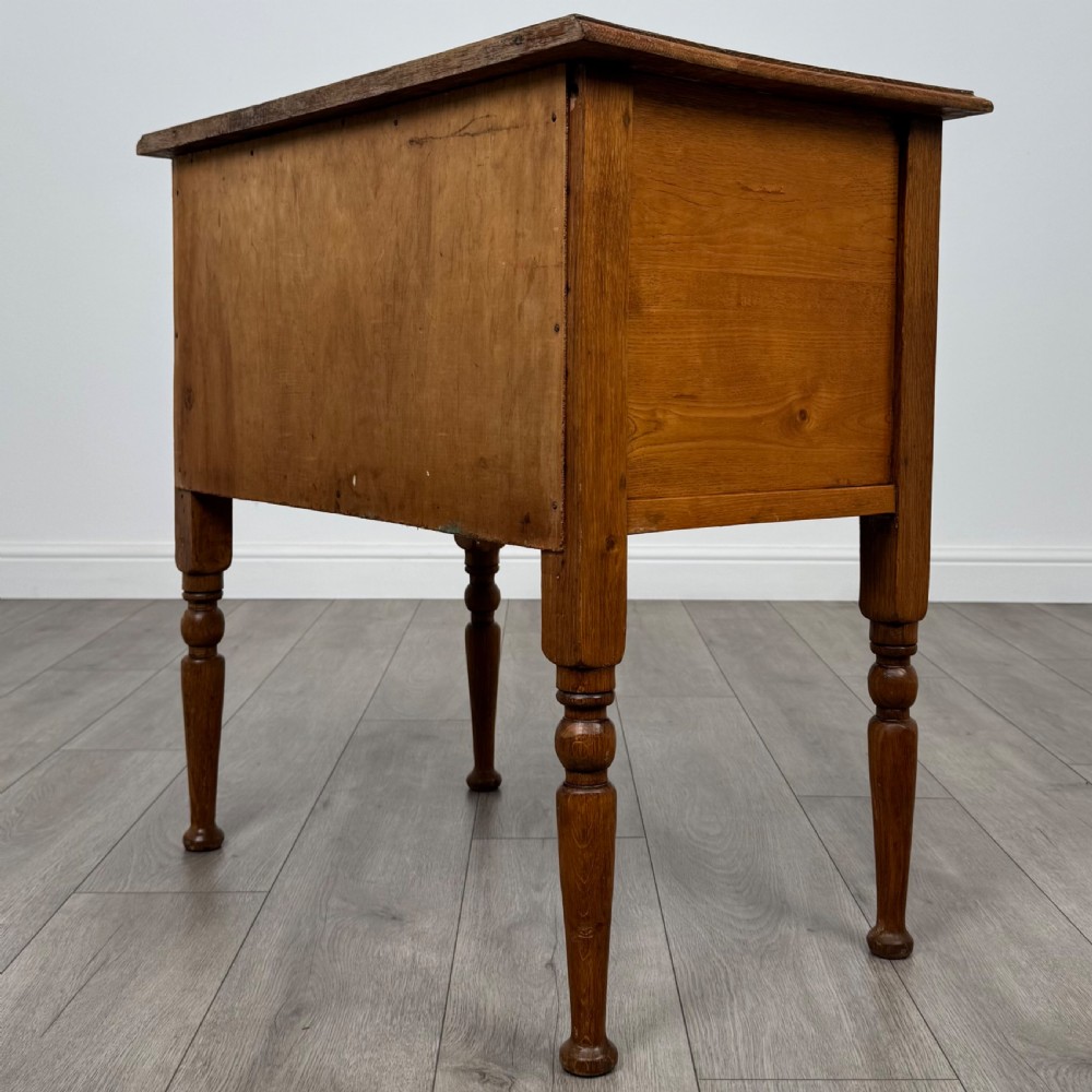 Antique 20th Century Small Golden Oak Chest Of Drawers  View VI
