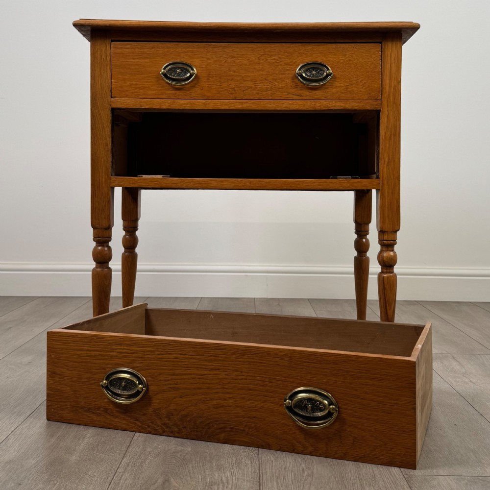 Antique 20th Century Small Golden Oak Chest Of Drawers  View X