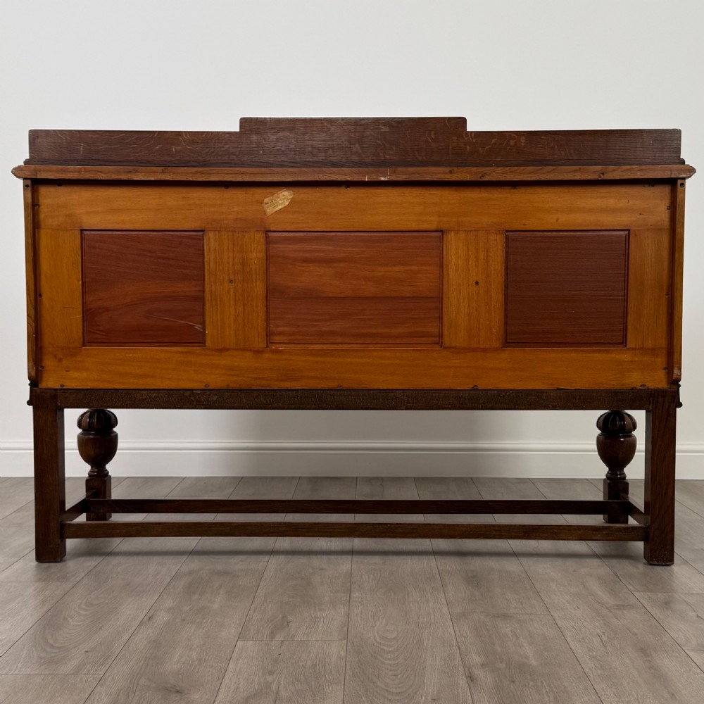 Antique 20th Century Fine Quality Carved Oak Sideboard View VI