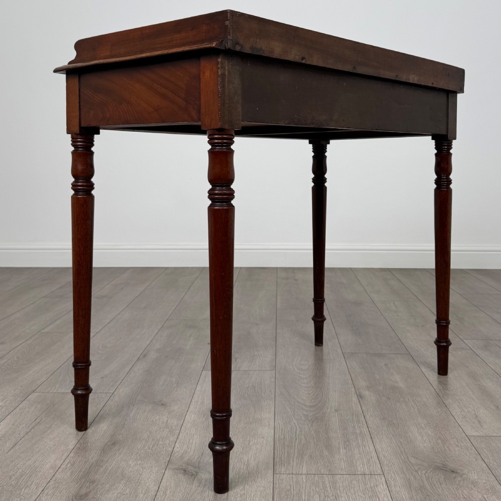 Antique 19th Century Fine Quality Writing Table In Mahogany View IV