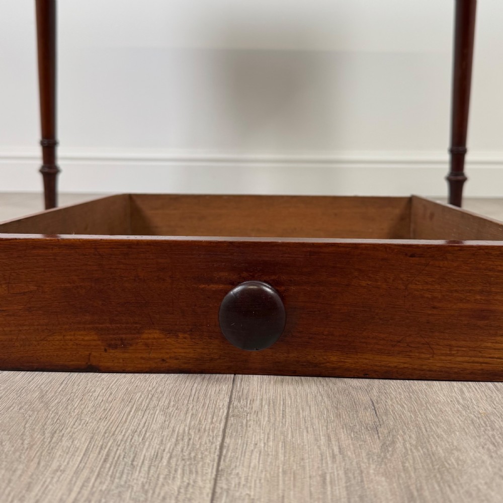 Antique 19th Century Fine Quality Writing Table In Mahogany View XII