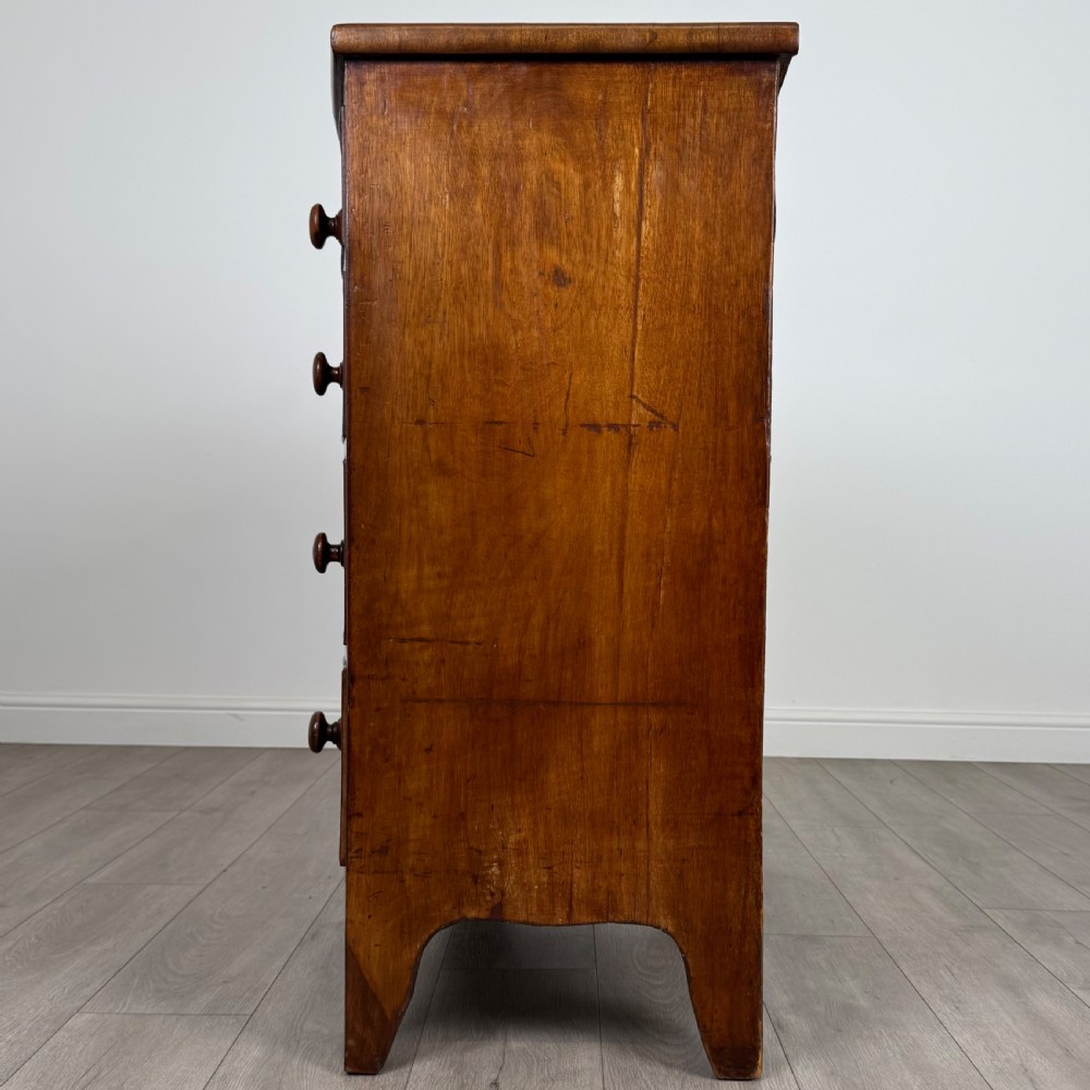 Antique 18th Century Bow Front Chest Of Drawers In Mahogany  View III