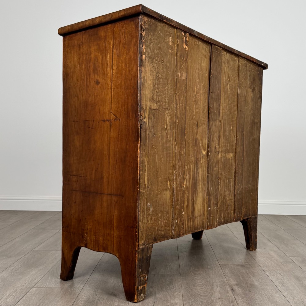 Antique 18th Century Bow Front Chest Of Drawers In Mahogany  View IV