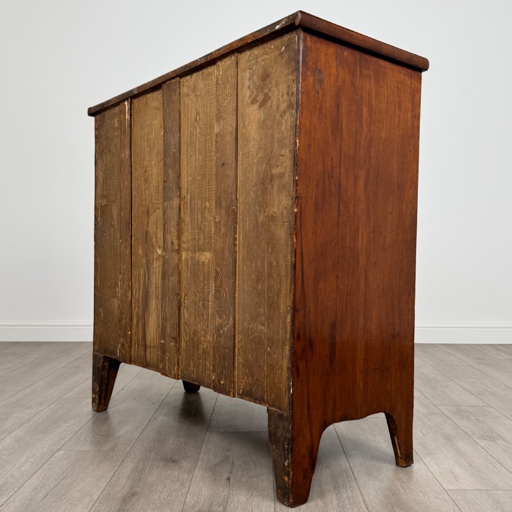 Antique 18th Century Bow Front Chest Of Drawers In Mahogany  View VI