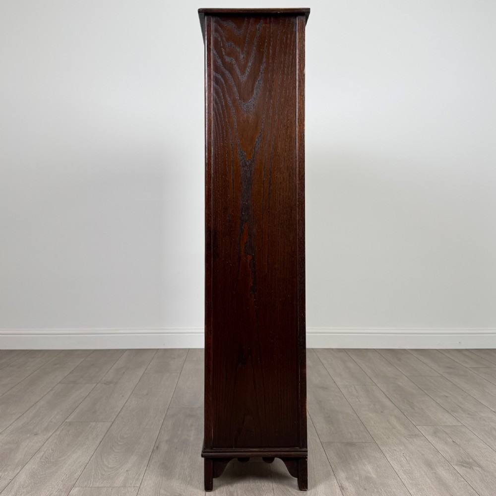 Antique 20th Century Open Bookcase In Oak  View IV