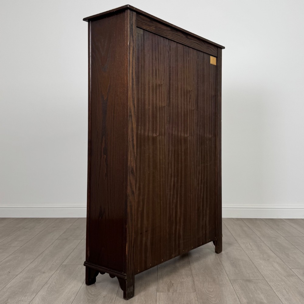 Antique 20th Century Open Bookcase In Oak  View V