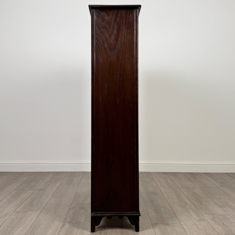 Antique 20th Century Open Bookcase In Oak  View VIII