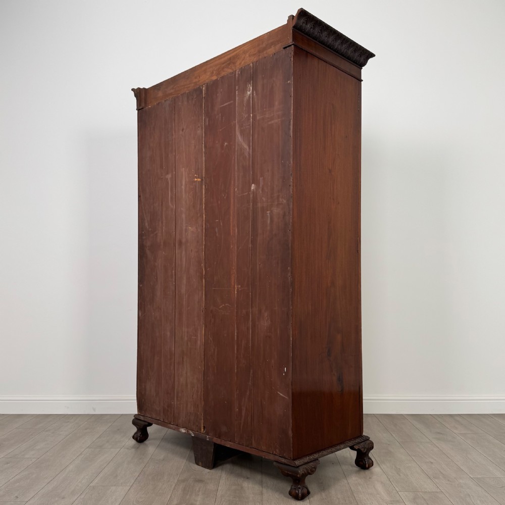  Antique 18th Century Fine Quality Wardrobe In Mahogany View VII