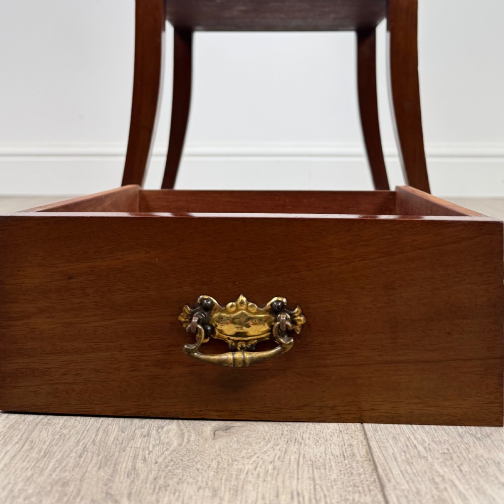  Antique 20th Century Shaving Stand In Mahogany  View XII
