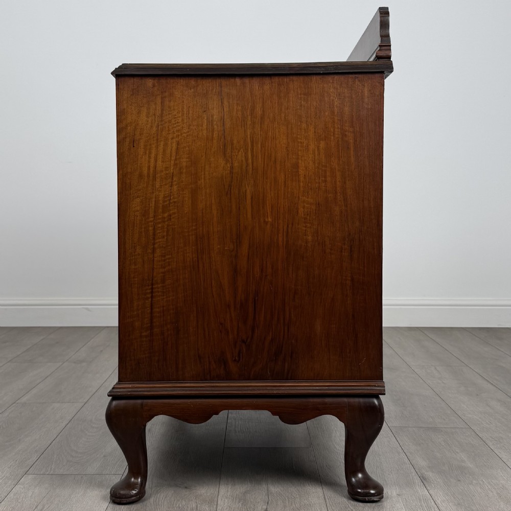 Antique 20th Century Good Quality Cupboard In Burr Walnut  View IV