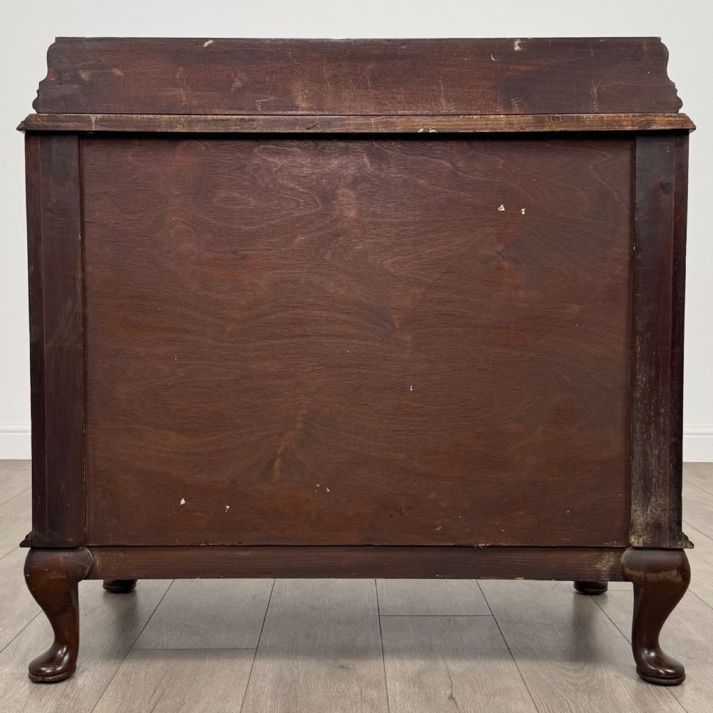 Antique 20th Century Good Quality Cupboard In Burr Walnut  View VI