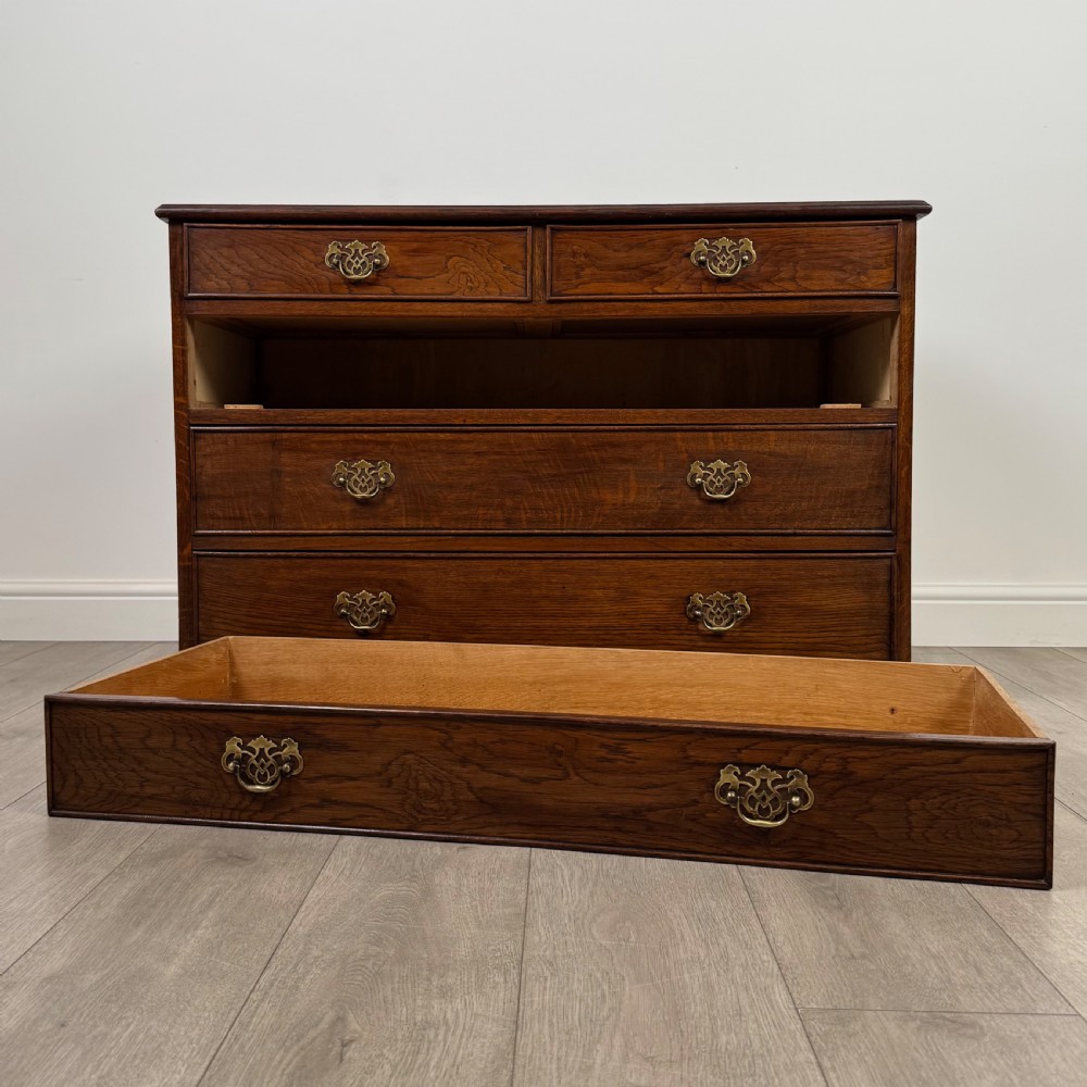  Antique 20th Century Chest Of Drawers In Oak View X