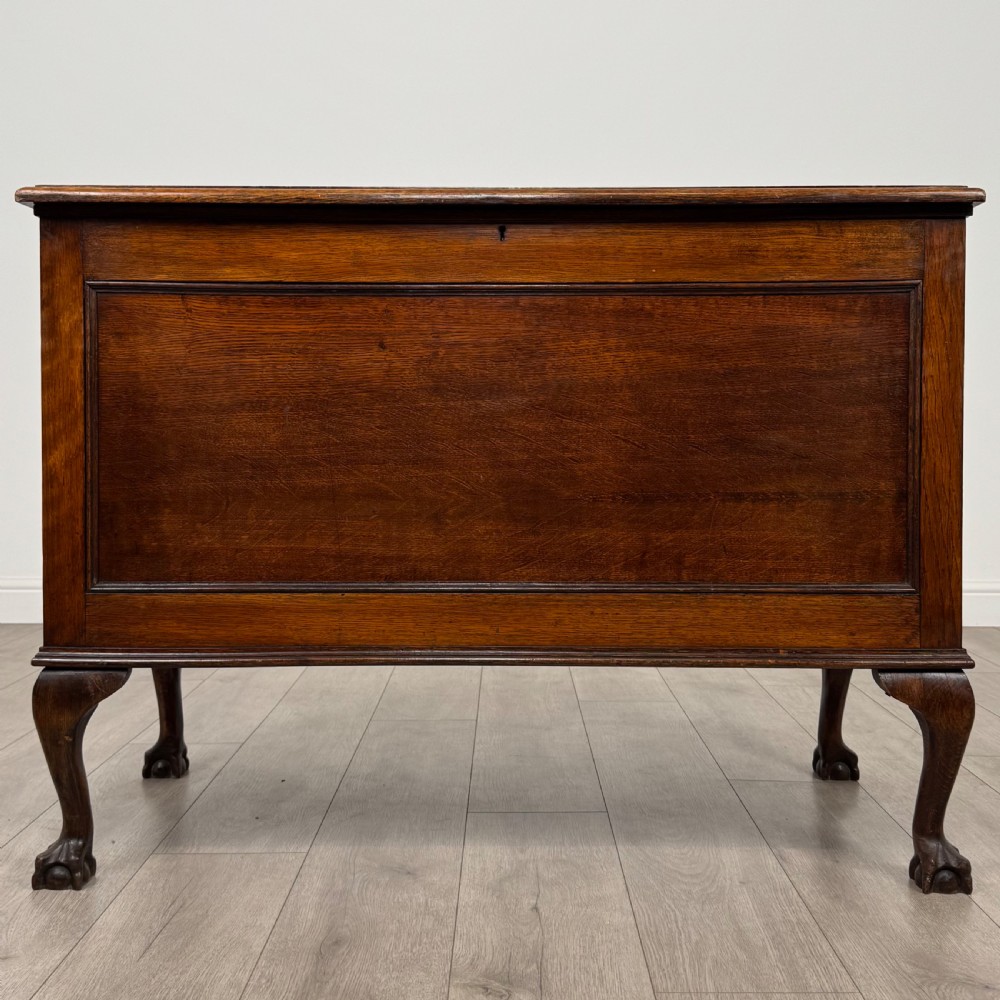  Antique 20th Century Blanket Box In Golden Oak 