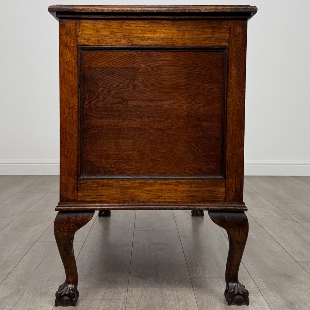  Antique 20th Century Blanket Box In Golden Oak  View III