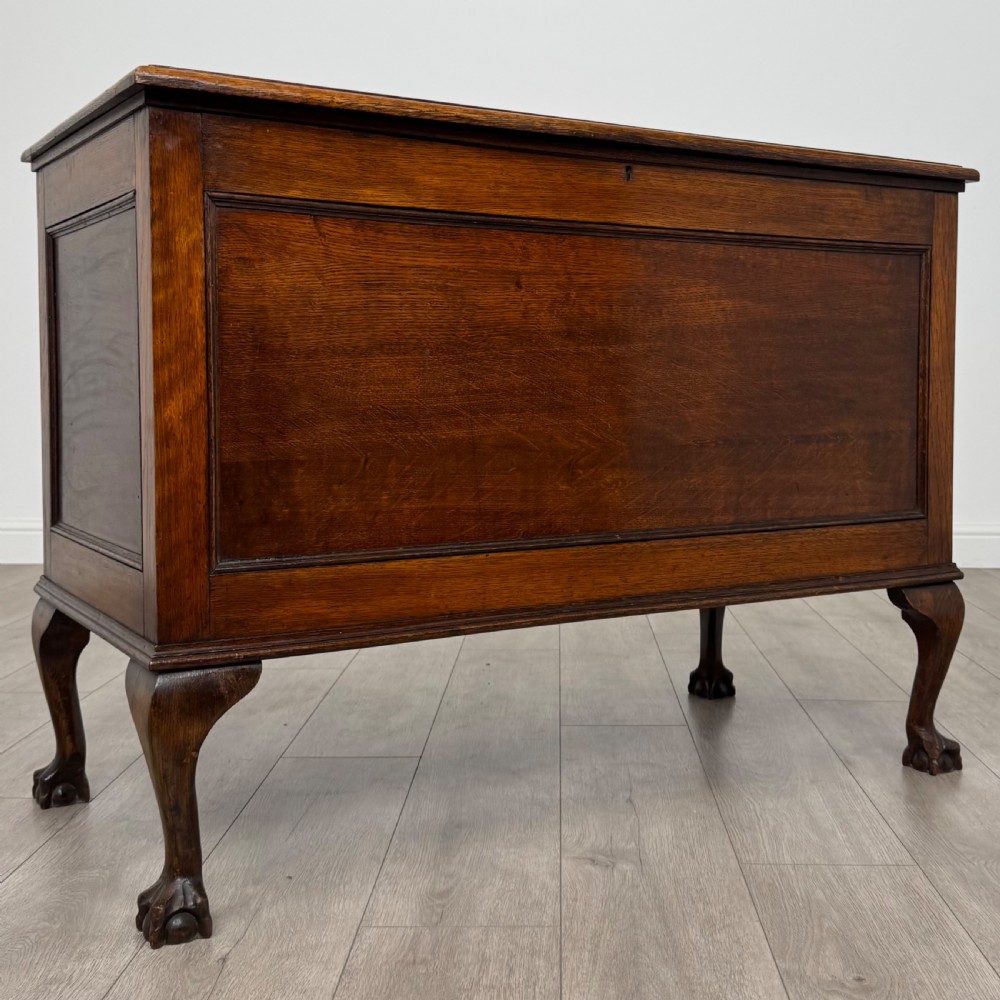  Antique 20th Century Blanket Box In Golden Oak  View VIII