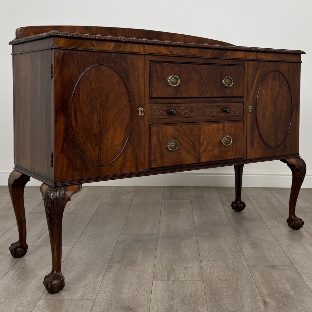  Antique 20th Century Good Quality Sideboard In Mahogany View X