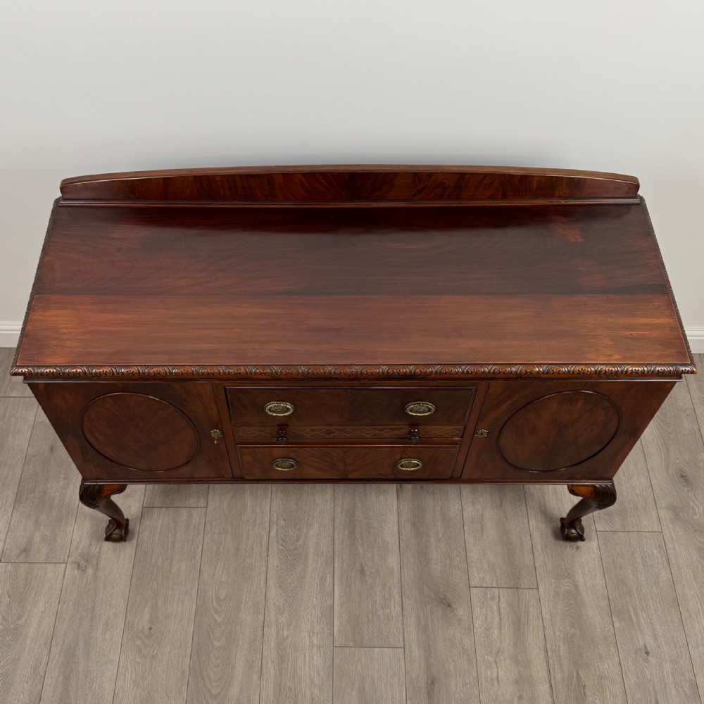  Antique 20th Century Good Quality Sideboard In Mahogany View XI
