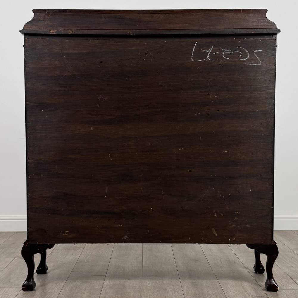  Antique 20th Century Good Quality Display Cabinet In Mahogany  View VII