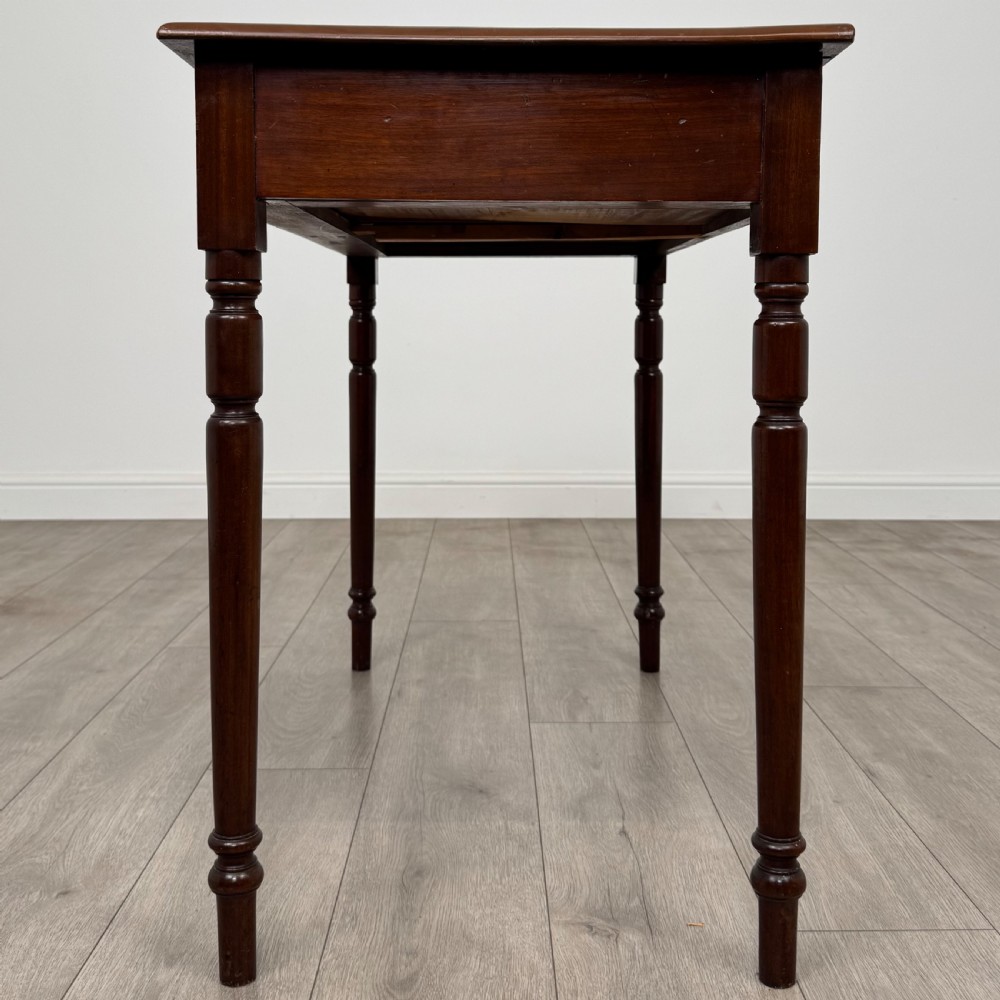 Antique 19th Century Good Quality Writing Table In Mahogany  View III
