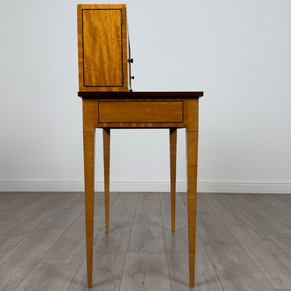 Antique 20th Century Fine Quality Satinwood Writing Table  View VIII