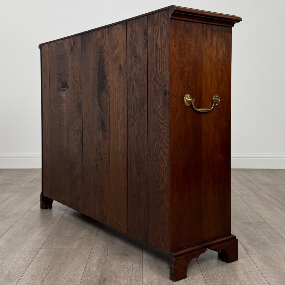 Antique 20th Century Pair Of Open Bookcase’s In Mahogany  View IX