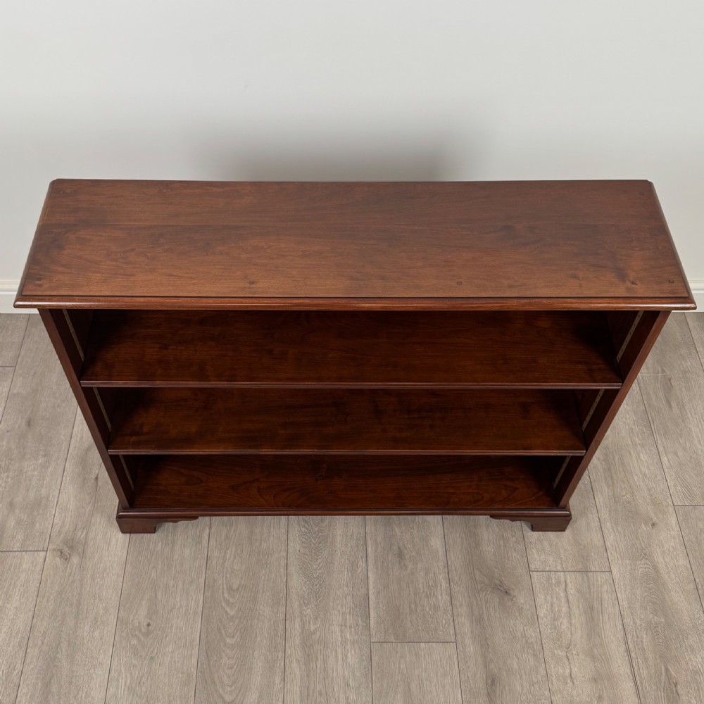 Antique 20th Century Pair Of Open Bookcase’s In Mahogany  View XIII