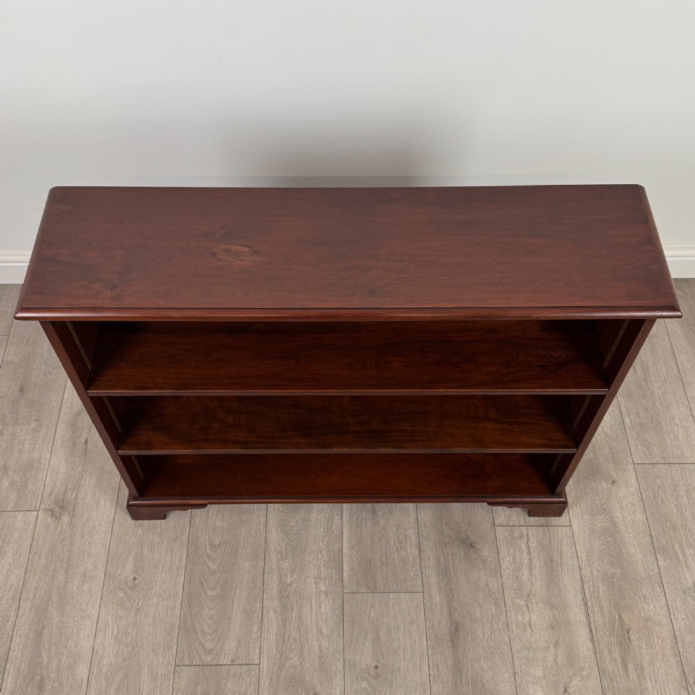 Antique 20th Century Pair Of Open Bookcase’s In Mahogany  View XIV