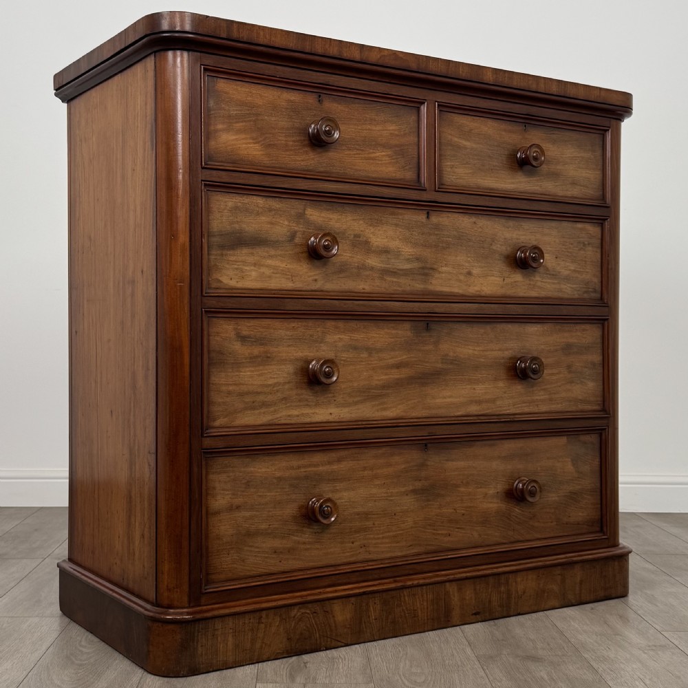 Antique 19th Century Fine Quality Mahogany Chest Of Drawers  View VIII