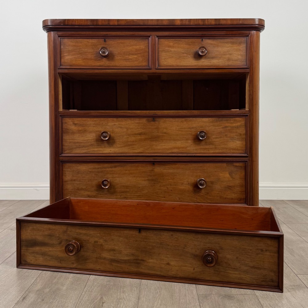 Antique 19th Century Fine Quality Mahogany Chest Of Drawers  View X