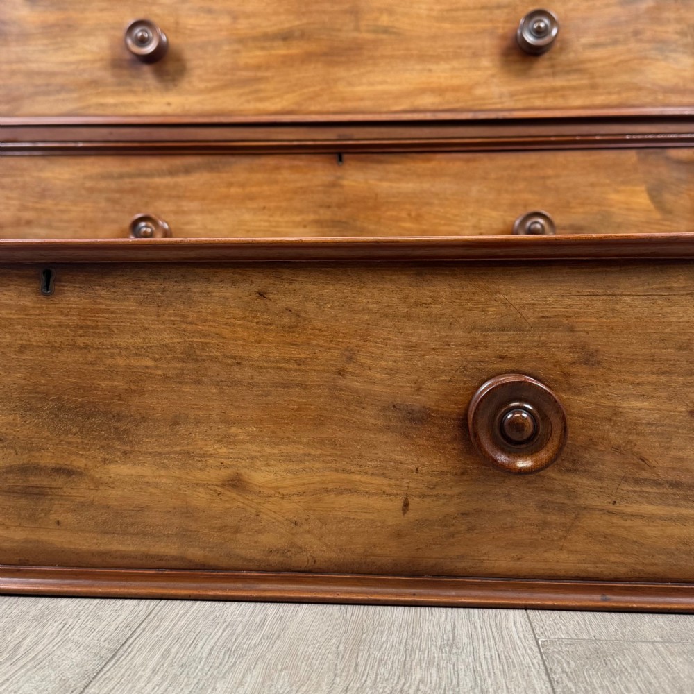 Antique 19th Century Fine Quality Mahogany Chest Of Drawers  View XI