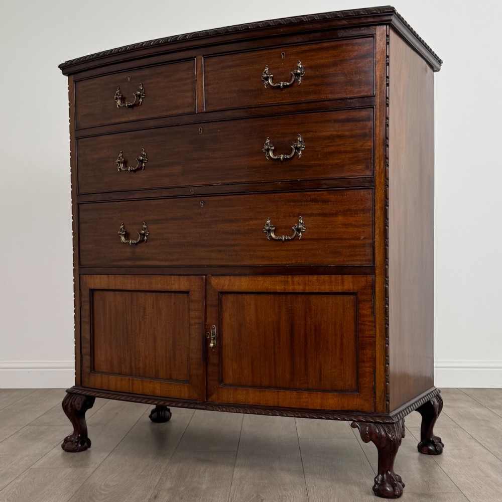 Antique 20th Century Fine Quality Chest Of Drawers In Mahogany  View III