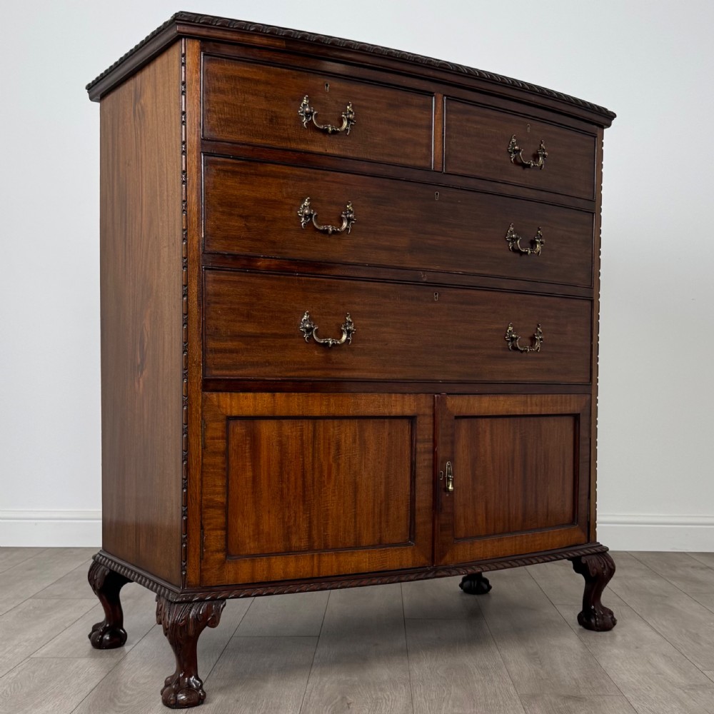 Antique 20th Century Fine Quality Chest Of Drawers In Mahogany  View X