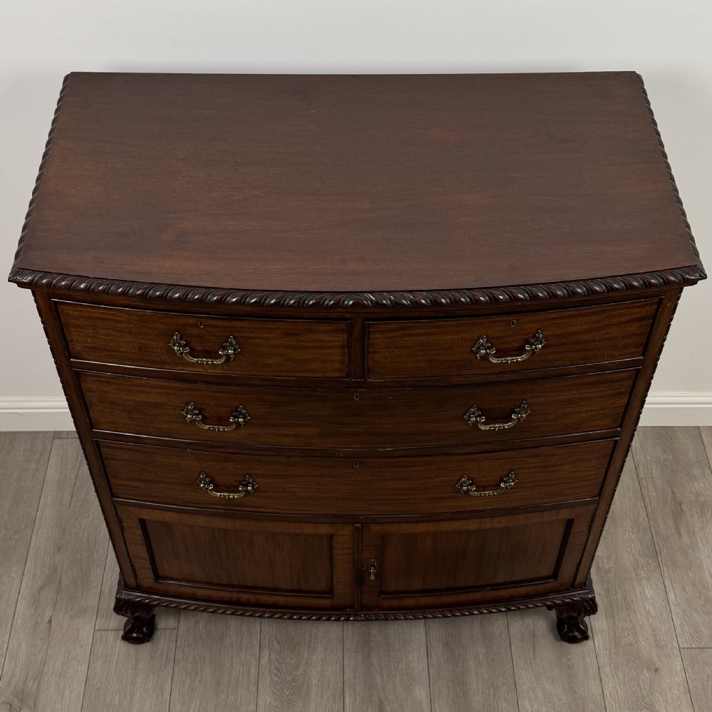 Antique 20th Century Fine Quality Chest Of Drawers In Mahogany  View XI