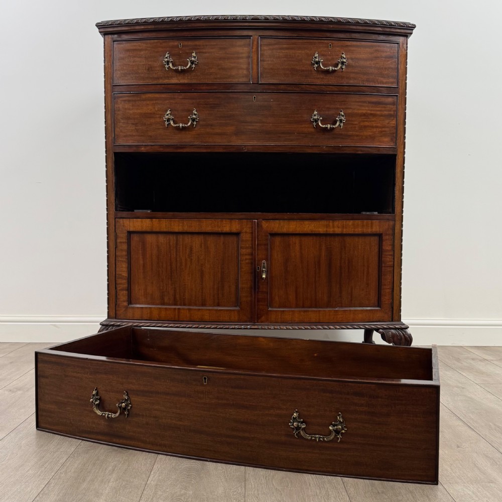 Antique 20th Century Fine Quality Chest Of Drawers In Mahogany  View XII