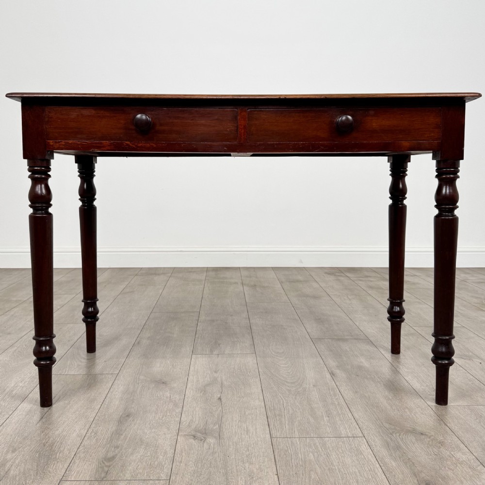 Antique 19th Century Writing Table In Mahogany 