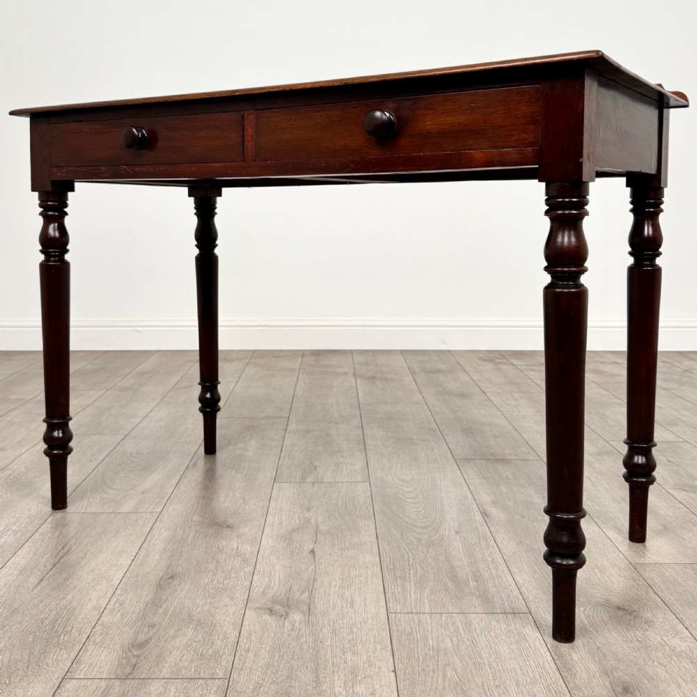 Antique 19th Century Writing Table In Mahogany  View II
