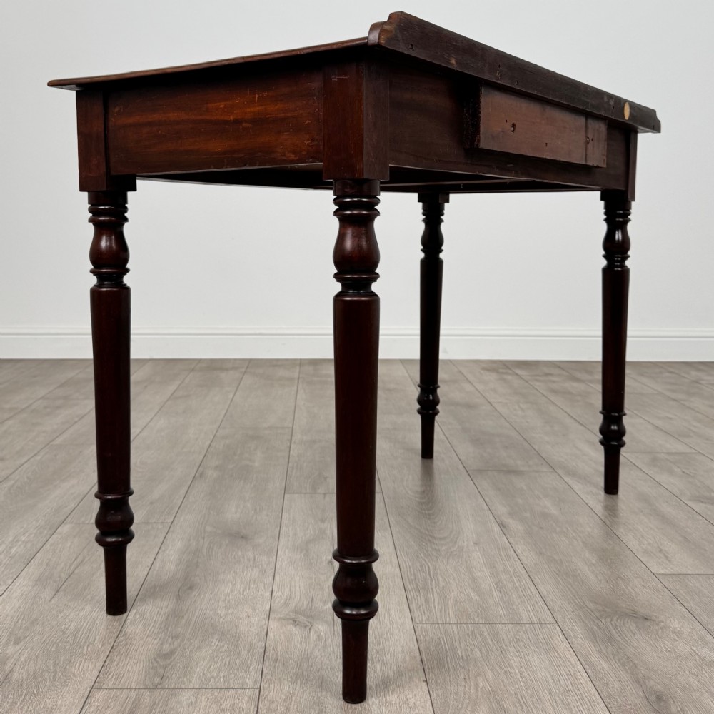 Antique 19th Century Writing Table In Mahogany  View IV