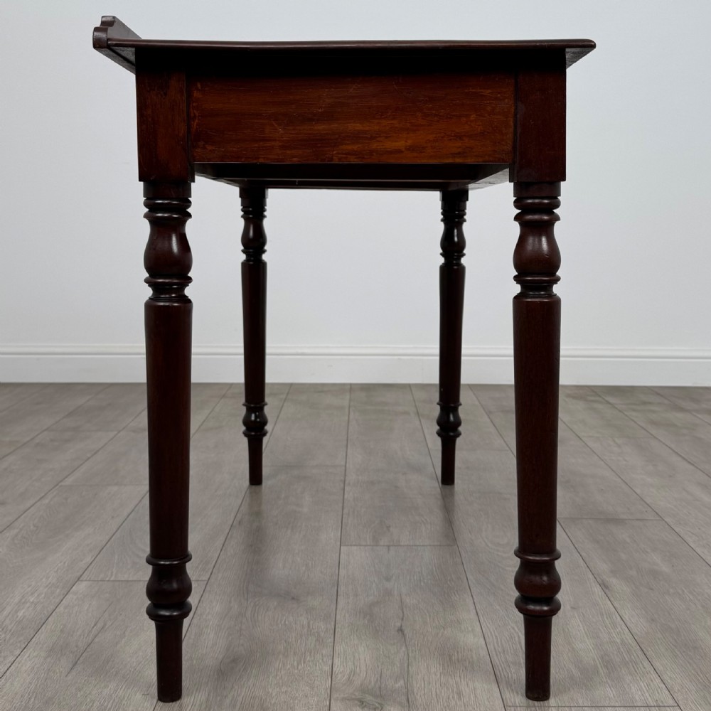 Antique 19th Century Writing Table In Mahogany  View VII