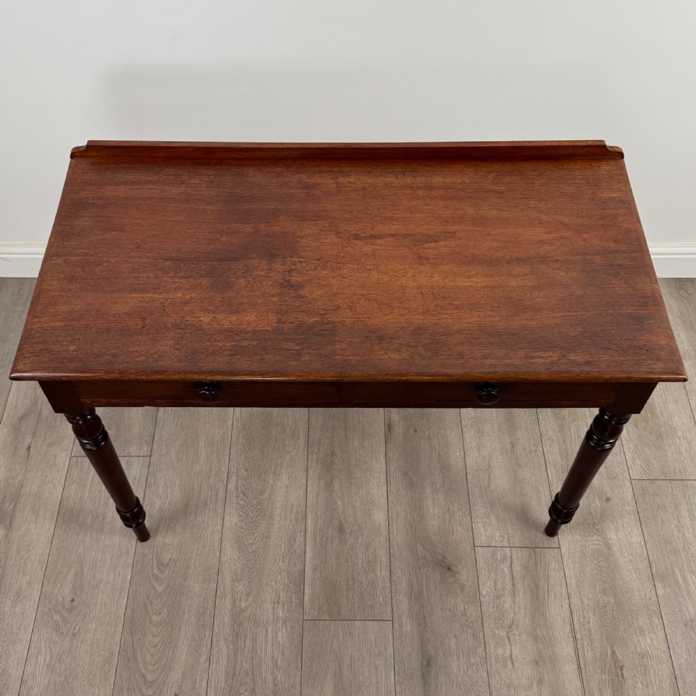 Antique 19th Century Writing Table In Mahogany  View IX