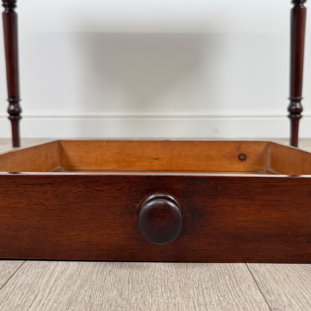 Antique 19th Century Writing Table In Mahogany  View XI